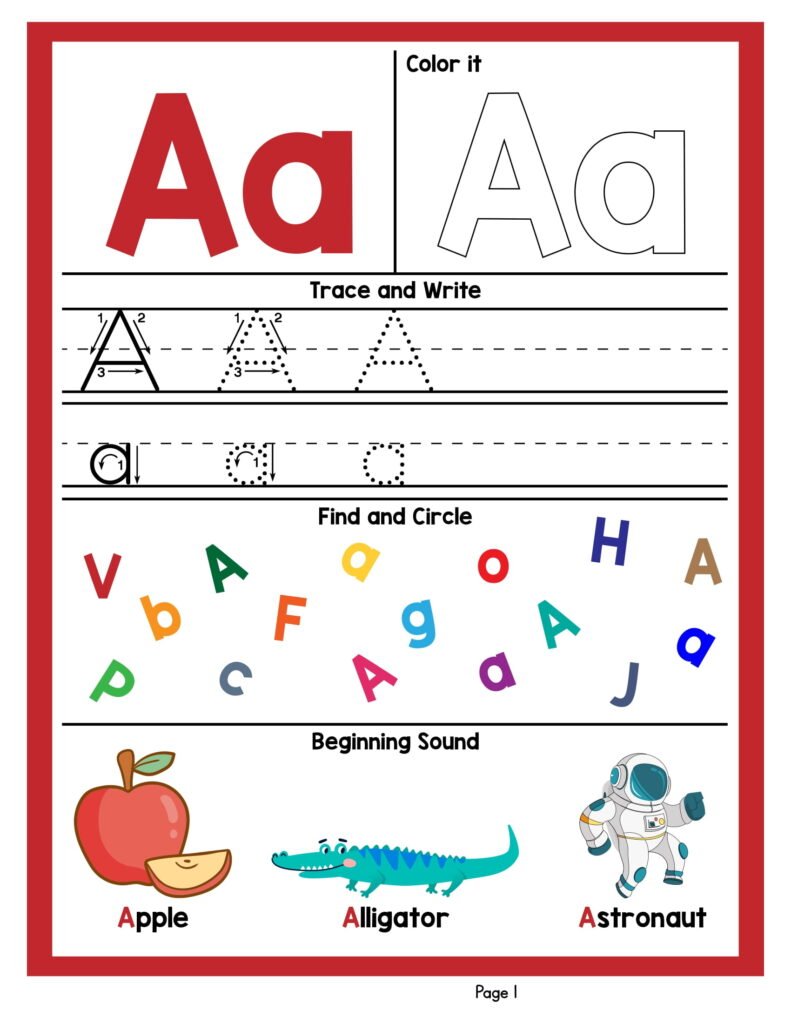 Rich Results on Google's SERP when searching for 'Alphabet Worksheet'